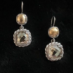 Brighton Two Toned Topaz Earrings